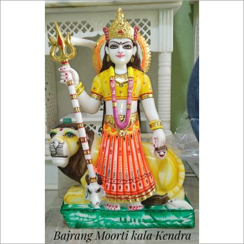 Marble Karni Mata Statue 