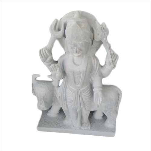 White Marble Lord Shani Statue