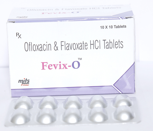 Flavoxate + Ofloxain tablets By MITS HEALTHCARE PRIVATE LIMITED