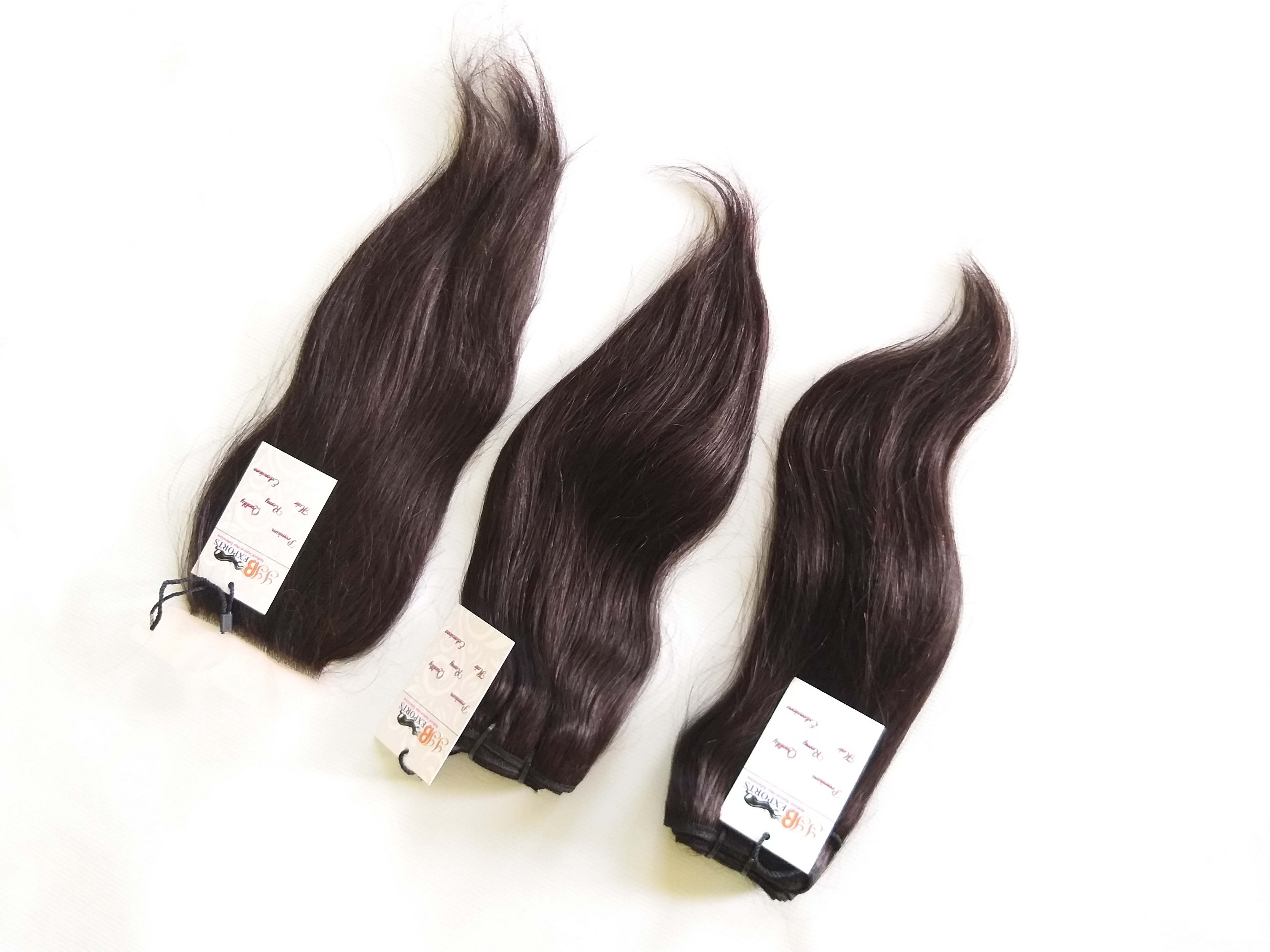 Silky Soft Double Weft Cuticle Aligned Peruvian Straight Body Wave Human Hair Vendors