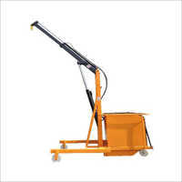 Yellow 0.5 Tons Electric Battery Floor Crane