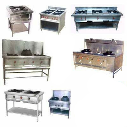 Metal Commercial Two And Three Burner Gas Stove