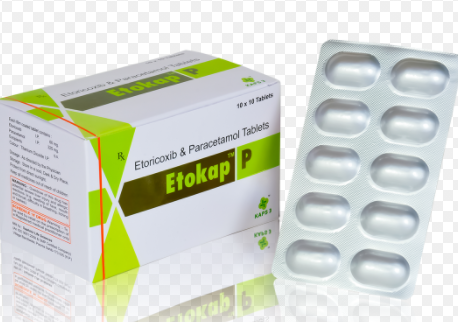 Etoricoxib 60mg & paracetamol 325mg Tablets