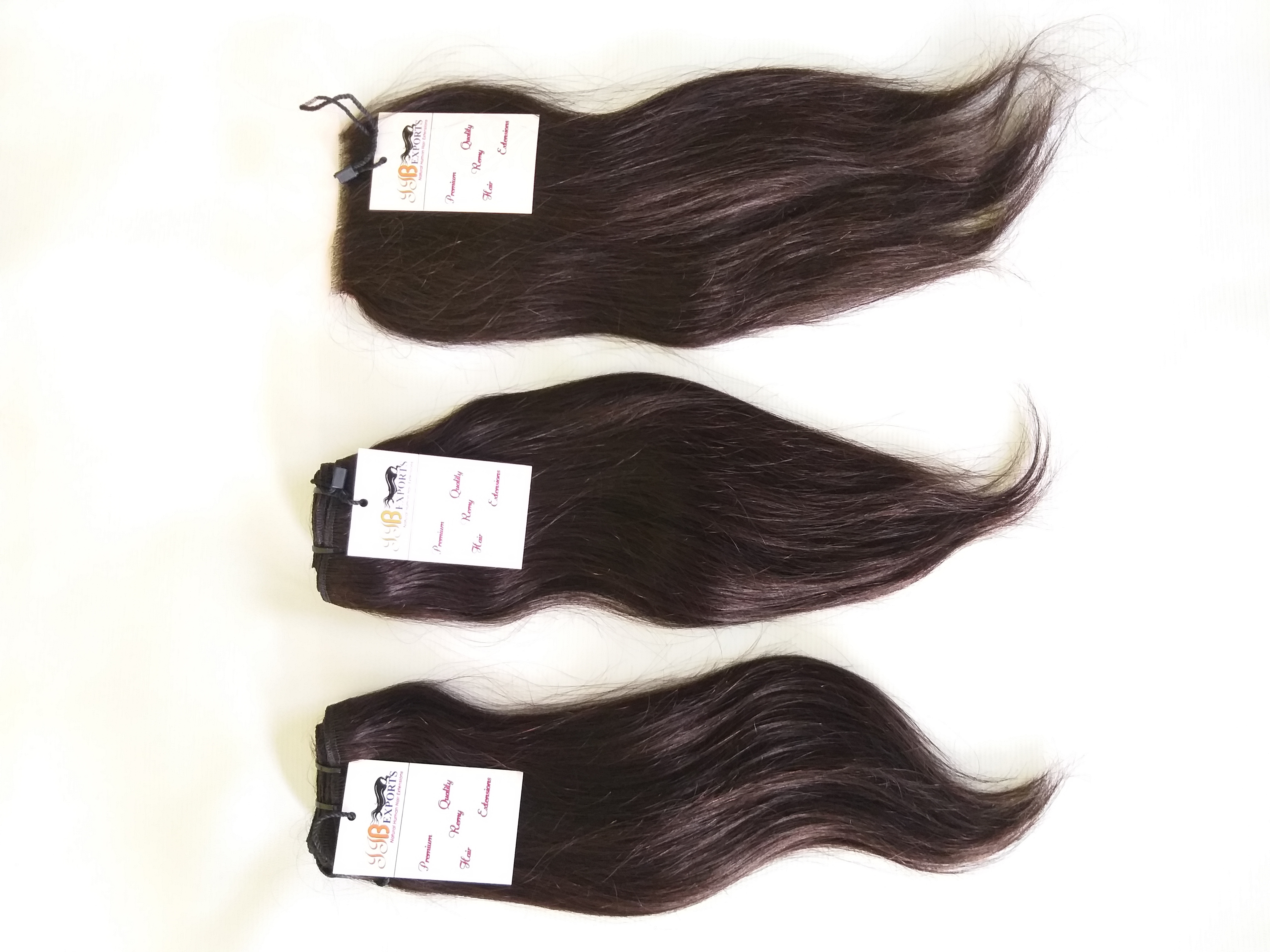 Natural straight brazilian human virgin hair bundles with lace closure human hair