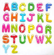 Magnetic Wooden Alphabets