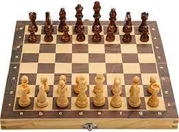 Magnetic Wooden Chess By JOGINDER AGENCIES