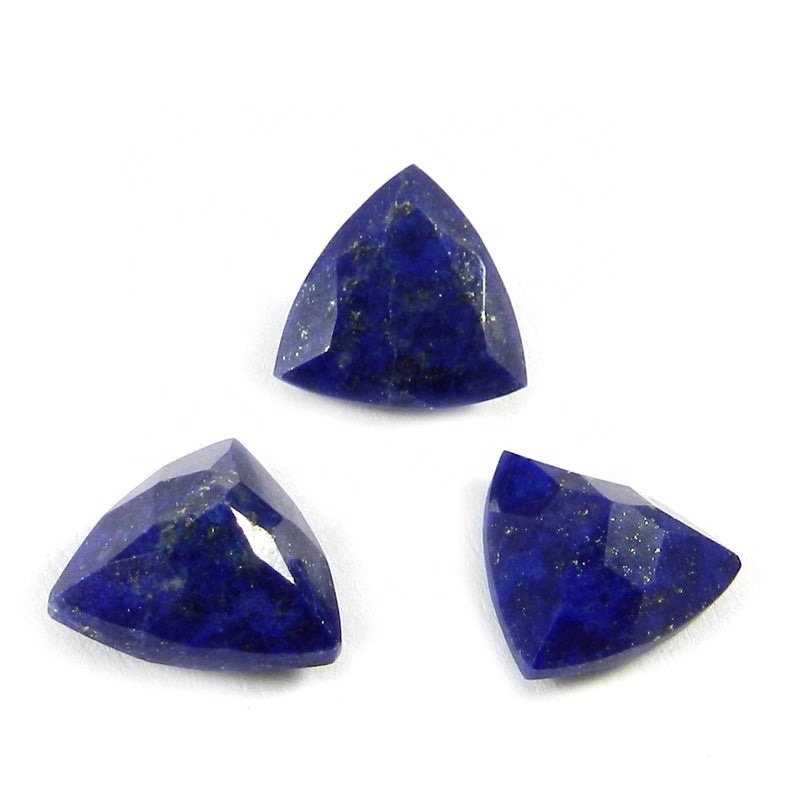 11mm Lapis Lazuli Faceted Trilion Loose Gemstones