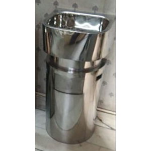 Stainless steel washbasin cum dustbin