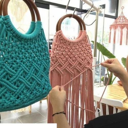 Macrame and Crochet Bags