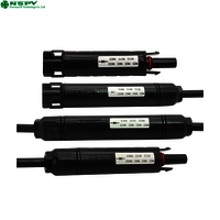 Tuv Solar Diode Connetors Ip67 Waterproof 1000vdc 10a Pv4.0 Diode Connectors Solar Blocking Diode - Color: Black