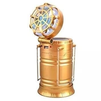 Mini Fan Solar Camping Lamp