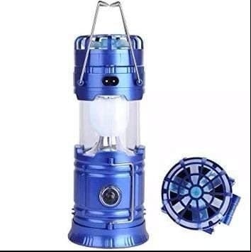 Mini Fan Solar Camping Lamp