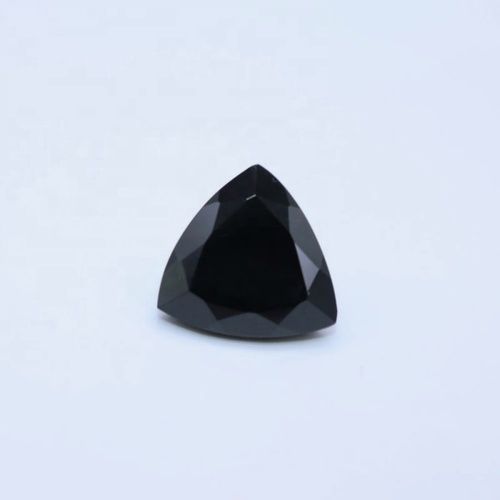 5mm Black Spinel Faceted Trillion Loose Gemstones