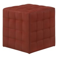Leather Pouf