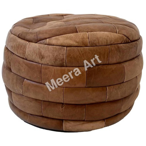 Pu Leather Pouf