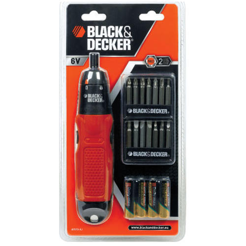 Stanley Black & Decker Alkaline Battery Screwdriver - A7073-6V