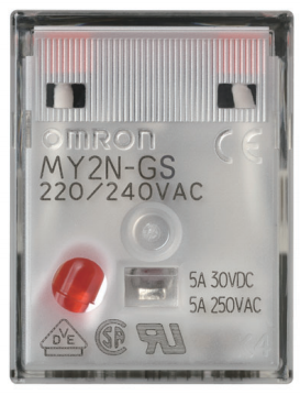 Omron 2 Pole 220/240 VAC Relay MY2N-GS AC220/240