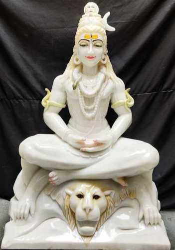 Lord Marble Shiva Parvati Statue