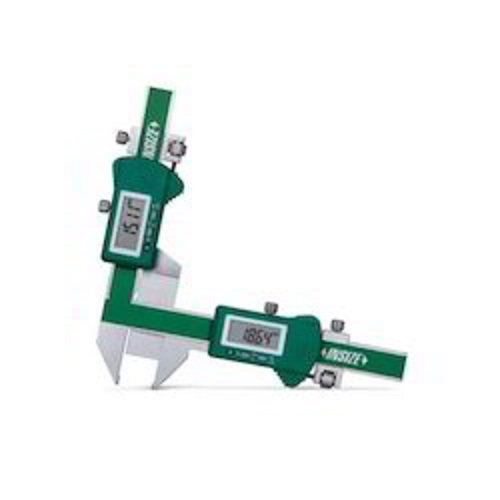 Insize 1181-M25A Digital Gear Tooth Caliper - Stainless Steel, 25mm Range, 0.01mm Resolution | Data Output, Yellow, Battery Operated, 2-Year Warranty, Lightweight Design