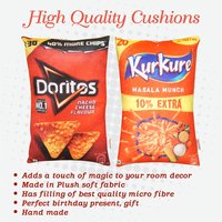 Crunchy snacks cushions