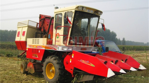 3 Rows Corn Combine Harvester