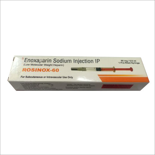 Enoxaparin Sodium Injection - 60 Mg Liquid Form | Suitable For Adults, Cool and Dry Storage