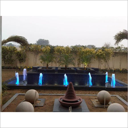 Modern Outdoor Foam Jet Fountain