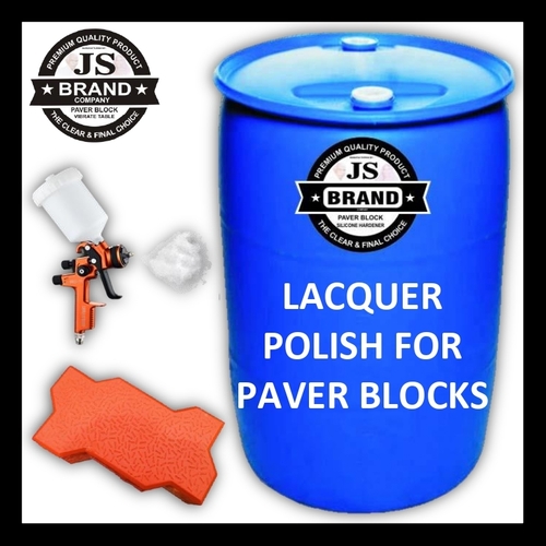 Lacquer Polish for Paver Blocks