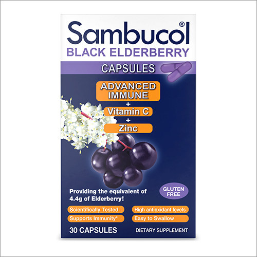 Sambucol Black Elderberry Advanced Immune Capsules