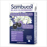 Sambucol Black Elderberry Cold And Flu Tablets