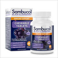 Sambucol Black Elderberry Immune Support Chewable Tablets