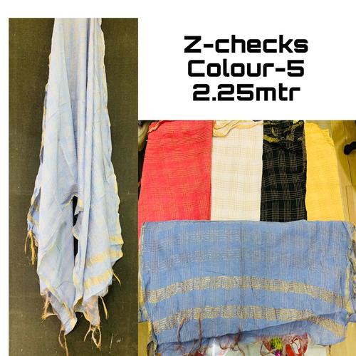 Cotton Designer Z Checks Dupatta