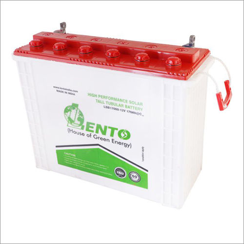 White Solar Tall Tubular Inverter Battery