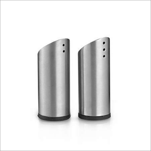 Silver Ss Salt And Pepper Shakers