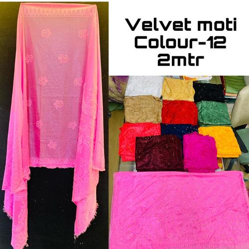 Velvet Moti Work Dupatta