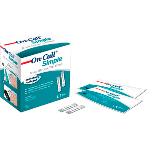 On Call Simple Blood Glucose Test Strip