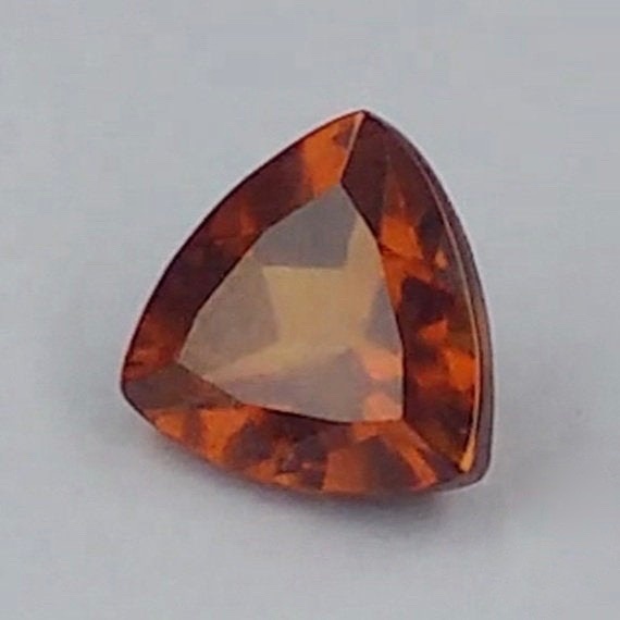 3mm Hessonite Garnet Faceted Trillion Loose Gemstones