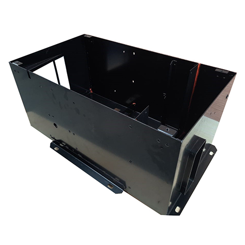 Metal Box Laser Cut, Bend, Rivet, Nutsert, Weld & Powder Coat-B