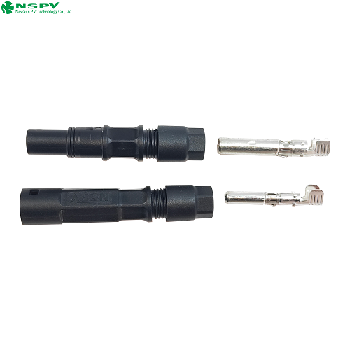 Waterproof Mini Type Solar Cbale Connectors 1500Vdc 20A For Solar System Connection - Color: Black
