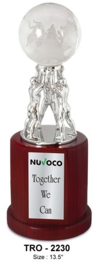 Team Work Globe Trophy