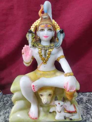 White Marble Lord Shivji Murti