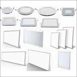 Slim Panel Lights - Aluminum & Polycarbonate, Standard Size, Cool Day White | Rectangular Design for Industrial and Commercial Applications