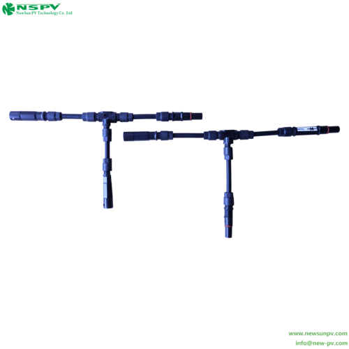 NSPV IP67 L mini Solar Branch Connector Photovoltaic System Parts