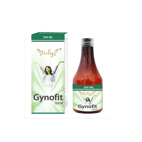 Gynofit Herbal Syrup for Female Infertility Dysfunctional Uterine Bleeding Heavy Menstrual Bleeding General Weakness