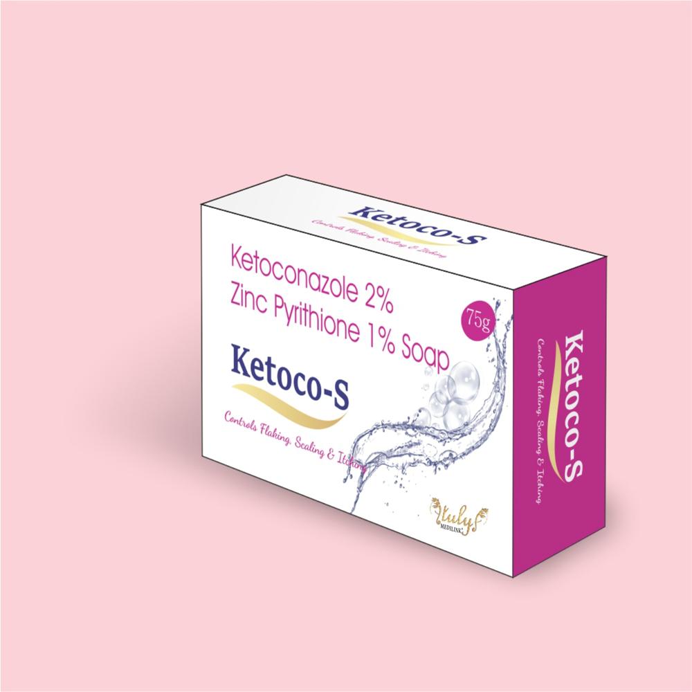 Ketoco Soap Controls Flaking Scaling Itching Soft Smooth Skin Fresh Skin - Ingredients: Palm & Coconut Oil