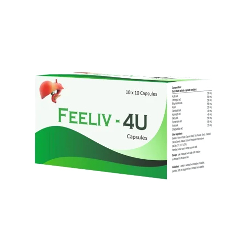 Feeliv-4U Capsule Medicine for Loss of Appetite Liver Cirrhosis Fatty Liver Jaundice Hepatitis