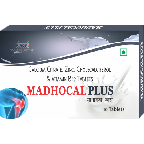 Calcium Citrate Zinc Cholecalciferol And Vitamin B12 Tablets