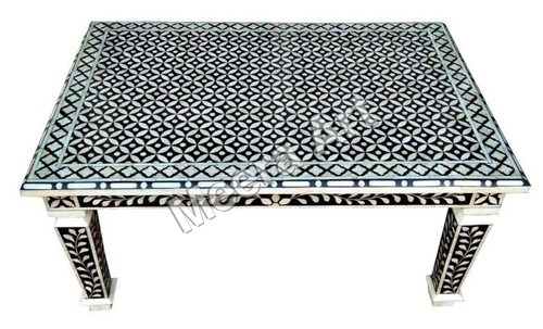 Bone Inlay Coffee Table