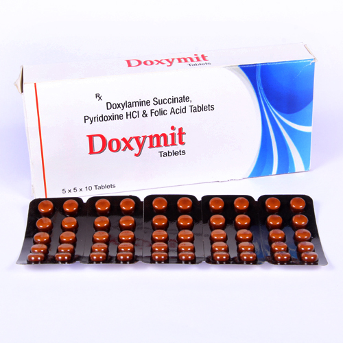 Doxylamine Succinate +pyridoxine +folic Acid Tablets By MITS HEALTHCARE PRIVATE LIMITED