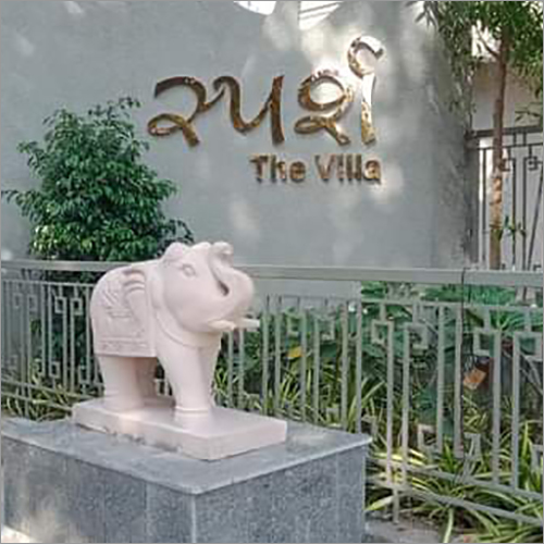 Marble Elephant Statue - Polished Finish, Ivory White Color | Traditional Style, Exquisite Craftsmanship